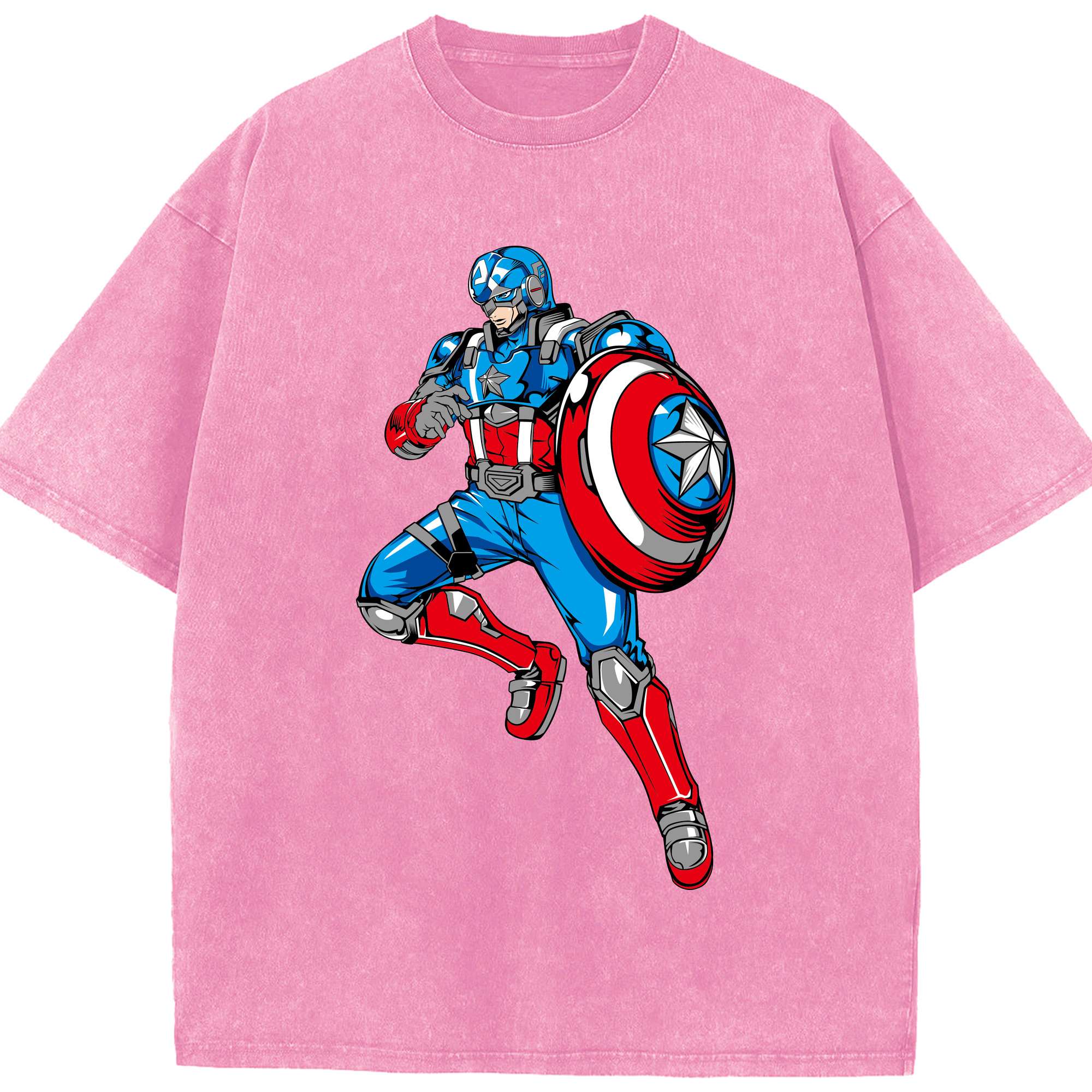 （画像用） アベンジャーズ The Avengers 綿100% ヴィンテージ風 半袖Tシャツ（フロントプリント）